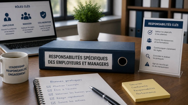 Responsabilités spécifiques des employeurs et managers